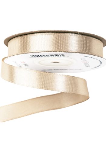 Szatén szalag 12mm x 22.86m - Bézs