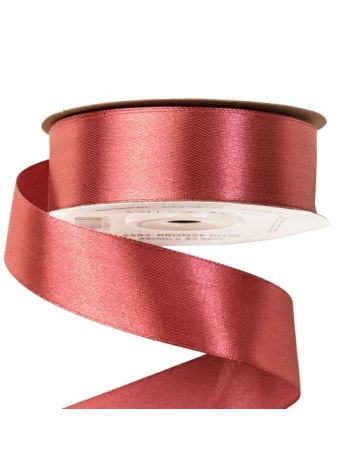 Szatén szalag 25mm x 22.86m - Bronz Rozé
