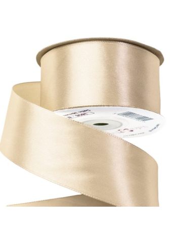 Szatén szalag 38mm x 22.86m - Bézs