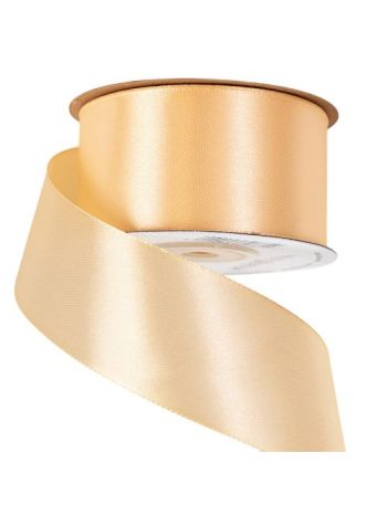 Szatén szalag 38mm x 22.86m - Krém