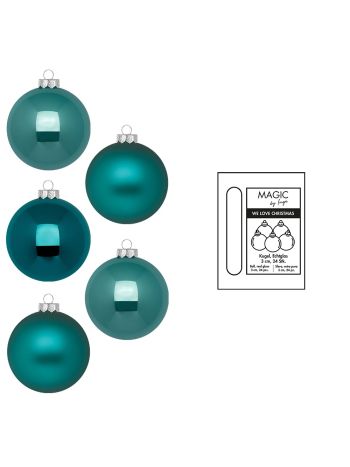 Karácsonyfadísz üveg Dark Emerald