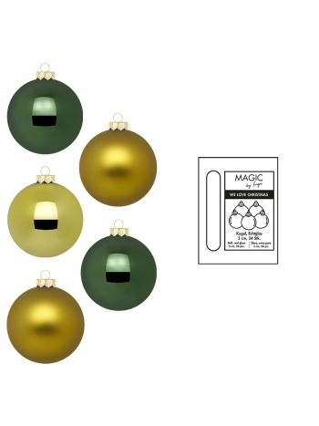 Karácsonyfadísz üveg Hoos of Moos