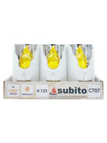 Subito led mécses Piros/ Sárga 5907646192845