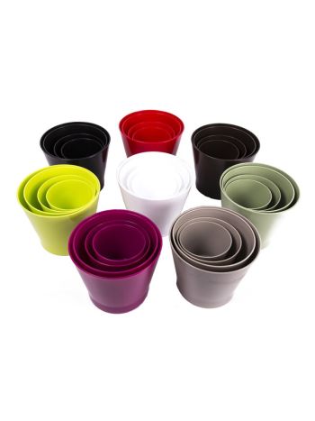 Zinnia 95  kaspó - olívazöld