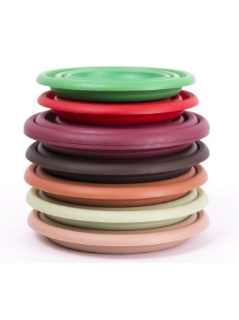 Dália 135 virágedény alátét - hazelnut