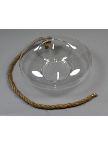 Üveg koszorú 25cm