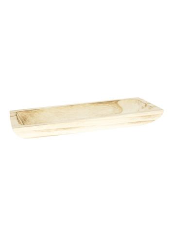 Tál fa 64-5x19-5x4-5 cm natúr