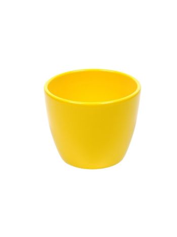 Base kerámia kaspó sárga 11cm