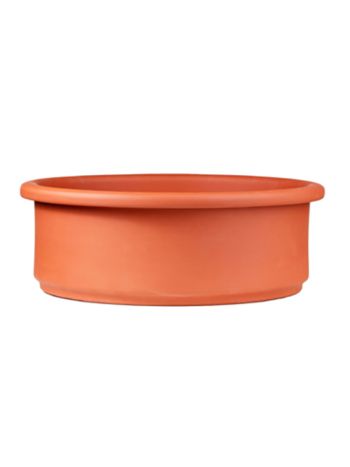 Zed agyag ültetőtál terrakotta 15cm alsó lyuk nélkül