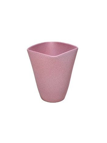 Quatro struktur orchidea váza matt rózsaszín 14cm