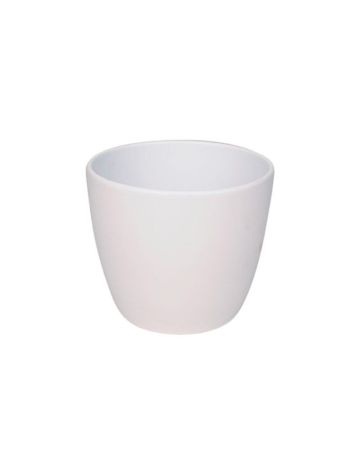 Base kerámia kaspó matt fehér 40cm