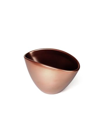 Ovum kerámia kaspó rose gold 20cm
