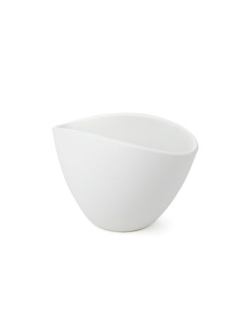 Ovum kerámia kaspó matt vanília 26cm