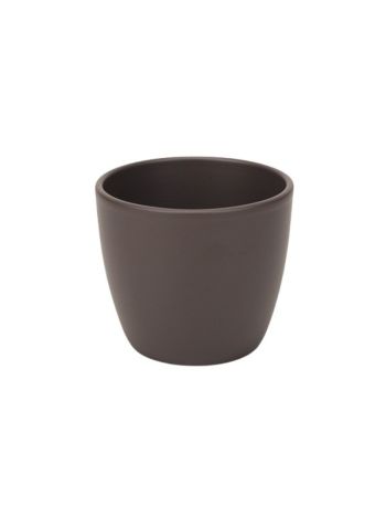 Base kerámia kaspó matt grafit 15cm