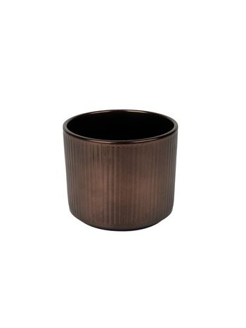 Stripes hengerkaspó bronz 12cm