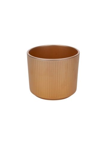 Stripes hengerkaspó arany 16cm