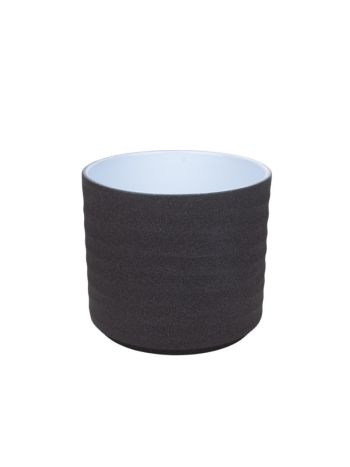 érdes felületű Wave hengerkaspó grafit 12cm