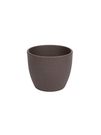 Base struktur kerámia kaspó matt tópszín 13cm