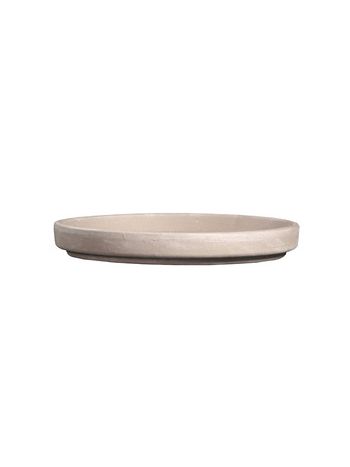 Grande vízálló agyag cserépalátét homokszín 22cm