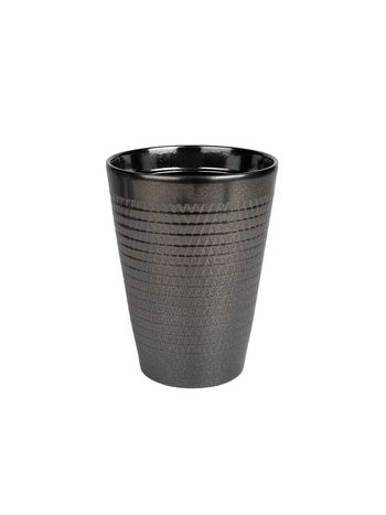 Malmö Abyss orchidea váza antracit 17x22-5cm