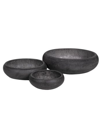 Ottawa Greta beton ültetőtál szett szürke 30x10-55x17-5cm S/3