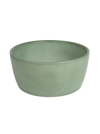 Trio kerámia tál  fényes zsályazöld 15cm