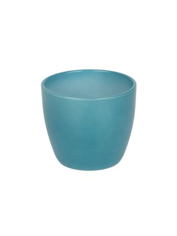 Base kerámia kaspó lakkozotttürkiz 15cm