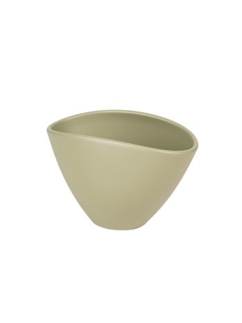 Ovum kerámia kaspó matt kheki 26cm