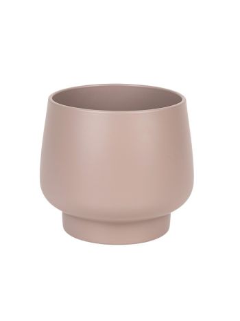 Krug kerámia kaspó matt tópszín 15cm