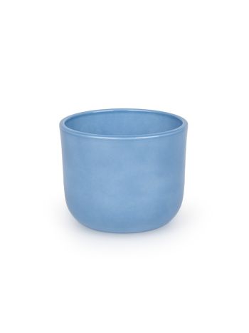 Ronan kerámia kaspó lakozott kék 8cm