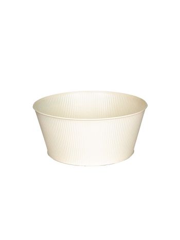 Astana fém ültetőtál krém 17-7x9cm