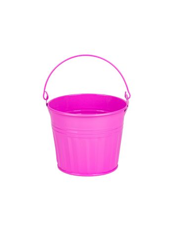 Esmé fém vödör pink 11-3x9-3cm