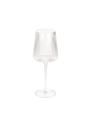 dekorációs üveg borospohár 9x22-5cm