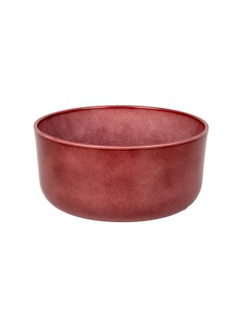 Amos kerámia tál fényes bordó 21cm