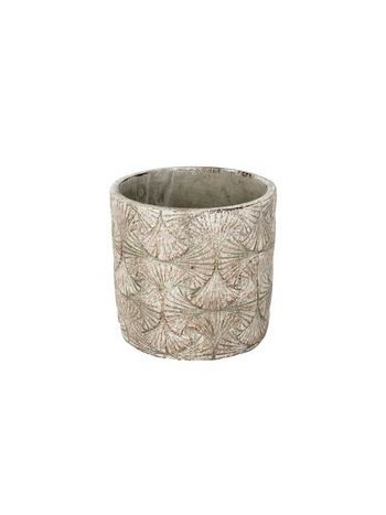 Ginko beton hengerkaspó szürke 14-8x14cm