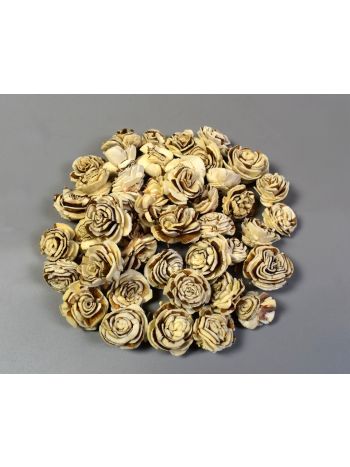Ming boglárka fej 2cm cirmos natúr
