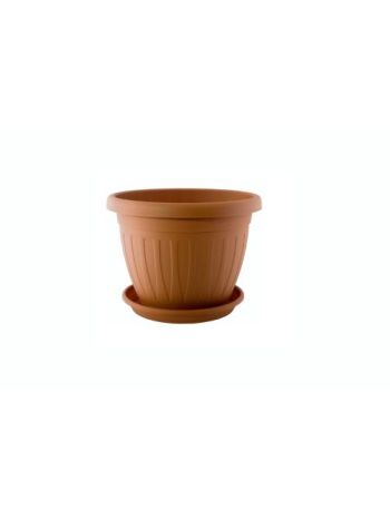 Virágcserép+Alátét Venecia 20cm Terra (24/#_1440/rkl)