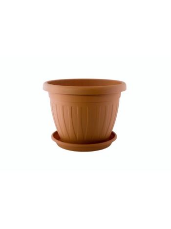 Virágcserép+Alátét Venecia 45cm Terra (12/#_72/rkl)