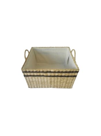 Fonott Láda Füles- Natúr 65-66/XL - 38*33*H32cm (2/#)
