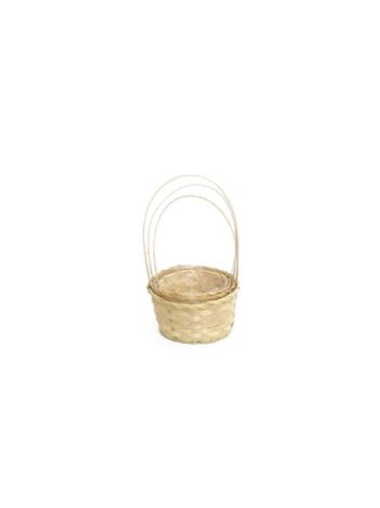 Bambusz Flor. Kerek Natúr S/3 66-44/NATÚR - D21*H10/36cm (30/#)