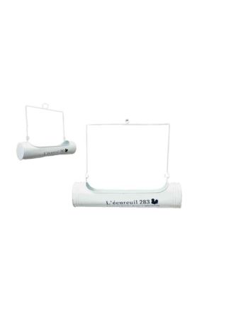 Bádog Hengerkaspó Fehér 232-B-17/FEHÉR - 36*8,5cm (24/#)