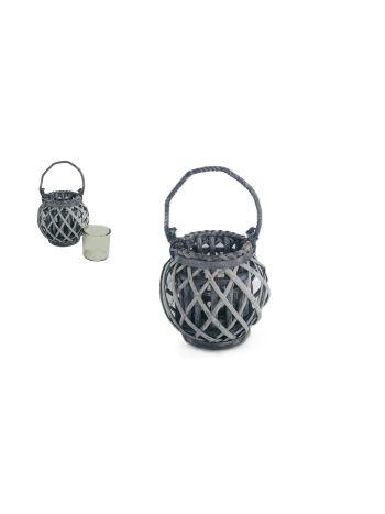 Mécsestartó Szürke 90-M-2/SZÜRKE - D14/22*H19cm (12/#)