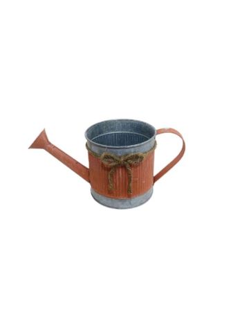 Bádog Kanna Szürke, Kötél Masnis 140-B-204 - D12*H12cm (32/#)