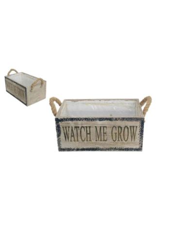 Kaspó Kötélfülű Watch Me Grow 140-W-607 - 27*15*H12cm (15/#)