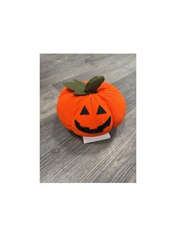 Halloween Textil tök narancssárga -méret:22X22X16cm (909)
