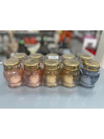 La 72 FLT mix Üveg mécses fém  5999572846640