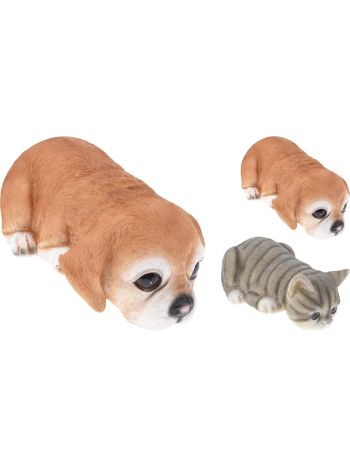 MACSKA ÉS KUTYA kerámia