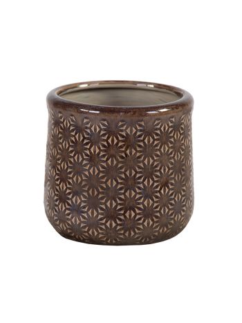 Sophia Cauldron kerámia kaspó padlzsánlila 8x7cm