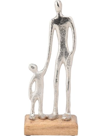 Férfi és gyermek szobor