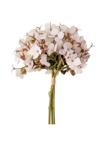 Royal Grape Flower- 35cm magas selyemvirág köteg - Fehér  AF047-03